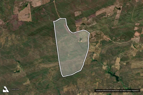 Imagem de satélite de SÍTIO POÇO COMPRIDO - GLEBA 04, ZONA RURAL / Sítio Poço Comprido – Gleba 04 em Jucás - CE