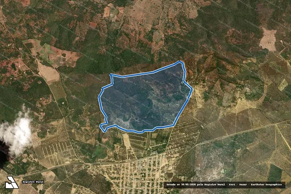 Imagem de satélite de FAZENDA CACHOEIRA - Parte 1 em Belo Campo - BA