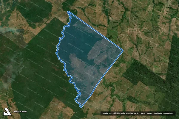 Imagem de satélite de Fazenda Inajá - Matricula 140 Muricilandia em Muricilândia - TO