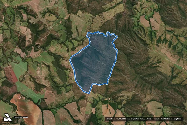Imagem de satélite de FAZENDA MACAQUINHO E COADOR OU FACÃO E CAMPOS LIMPOS - 001 em Campo Alegre de Goiás - GO