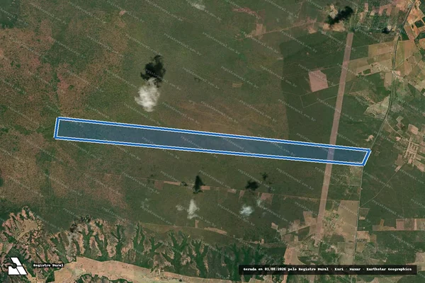 Imagem de satélite de FAZENDA CAMPO ALEGRE - 001 em Jeremoabo - BA