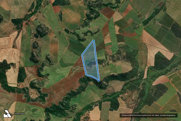 Imagem de satélite de Sítio Santa Tereza - Sítio Santa Tereza em Ribeirão Bonito - SP