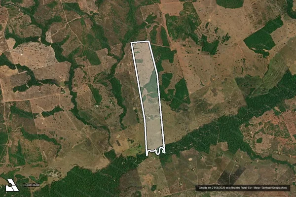 Imagem de satélite de FAZENDA FERNANDÓPOLIS - MAT-2780 em Divinópolis do Tocantins - TO