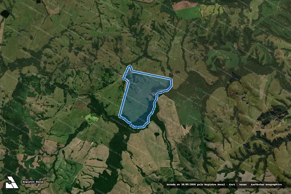 Imagem de satélite de Granja do Salso - Parte 02 em Caçapava do Sul - RS