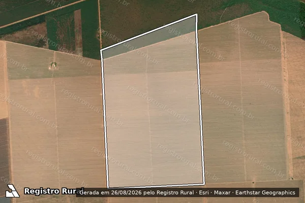 Imagem de satélite de LOTE RURAL Nº 40 - ÁREA DE SEQUEIRO - 001 em Balsas - MA