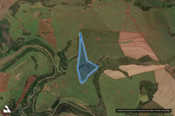 Imagem de satélite de FAZENDA SANTO ANTÔNIO ? GEBA I - ÁREA 3 em Guará - SP
