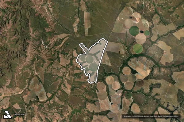 Imagem de satélite de FAZENDA DELTA - Parte 1 em Sítio d'Abadia - GO