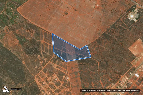 Imagem de satélite de Fazenda São João - Gleba B em Umburanas - BA