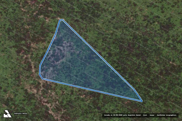 Imagem de satélite de Projeto de Assentamento Pedro Ezequiel de Araújo - Lote 244 - 001 em Ipanguaçu - RN
