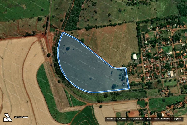 Imagem de satélite de SITIO SANTO EXPEDITO - Parcela Unica em Andradina - SP