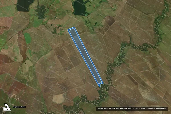 Imagem de satélite de Fazenda Santo Antonio - Parte 7 em São Borja - RS
