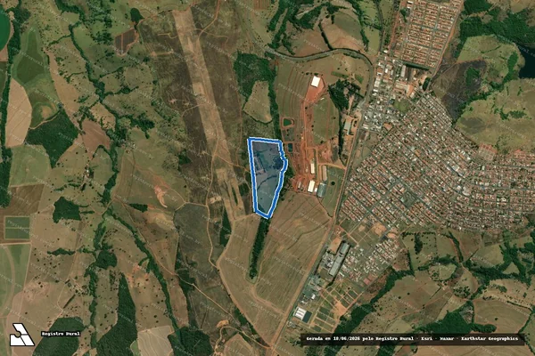 Imagem de satélite de Fazenda dos Barros - Parcela 1 em Nova Ponte - MG