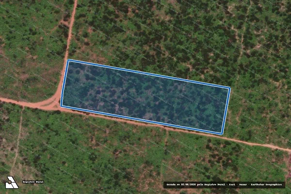 Imagem de satélite de Projeto de Assentamento Pedro Ezequiel de Araújo - Lote 112 - 001 em Ipanguaçu - RN