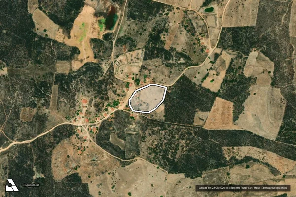 Imagem de satélite de SITIO CORREGO DO SACO ? LOTE 3076 - Parte 1 em Jaguaribe - CE
