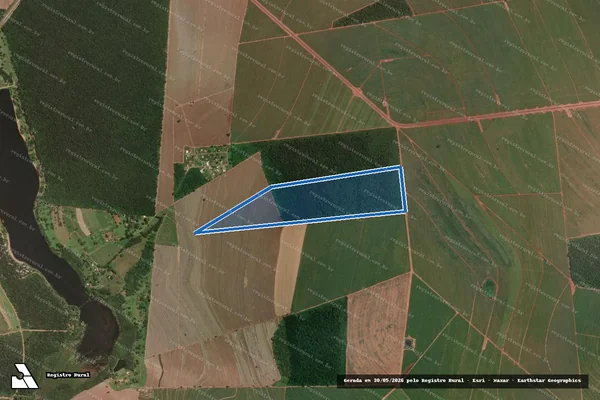 Imagem de satélite de Fazenda São Sebastião - Parcela 04 em Américo Brasiliense - SP