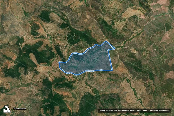 Imagem de satélite de Fazenda São Mateus - Parcela I em Ataléia - MG