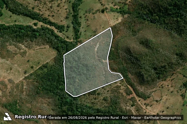 Imagem de satélite de Fazenda São João - Parte 2 em Corguinho - MS