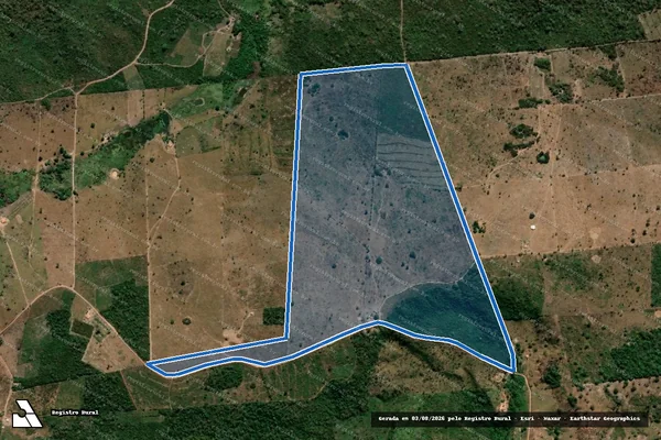 Imagem de satélite de Lote 20-Fazenda Oliveira-P. A. Santo Antonio