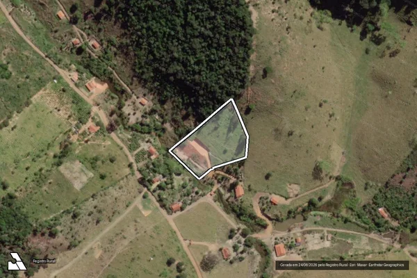 Imagem de satélite de SITIO OLHOS DAGUA - Parte 1 em Caraí - MG