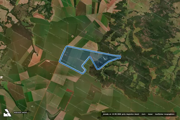 Imagem de satélite de Fazenda Taquarussu em São Gabriel do Oeste - MS
