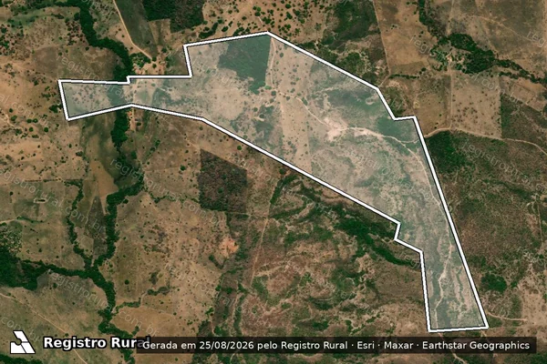 Imagem de satélite de FAZENDA NOVA - PARTE 01 em Babaçulândia - TO