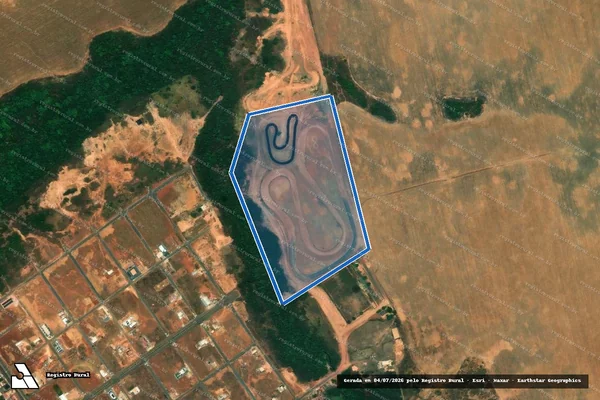 Imagem de satélite de FAZENDA PORONGABA - Gleba B em Vila Rica - MT
