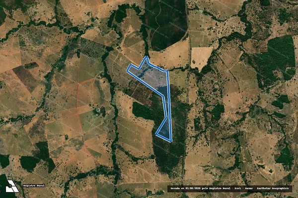 Imagem de satélite de FAZENA RECANTO DO MARRUÁ - 001 em Fazenda Nova - GO