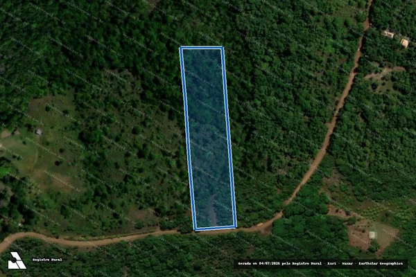 Imagem de satélite de FAZENDA SÃO JORGE - ÁREA 23 em Uruçuca - BA