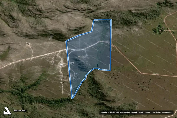 Imagem de satélite de FAZENDA PARAISO DOS PANDAVAS - PAZ 7-8-9 em Alto Paraíso de Goiás - GO