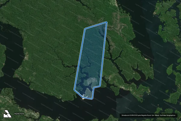 Imagem de satélite de ILHA DO ACAJATUBA - Parte 1 em Iranduba - AM