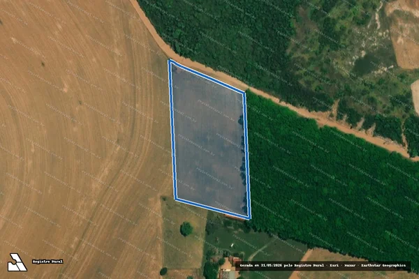 Imagem de satélite de Sítio São Sebastião - PARTE 1 em Borborema - SP