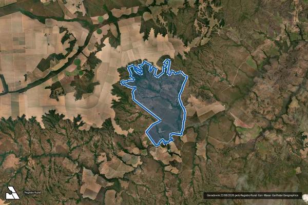 Imagem de satélite de GLEBA RIO DO PEIXE-SUB AREA-D - 001 em Balsas - MA