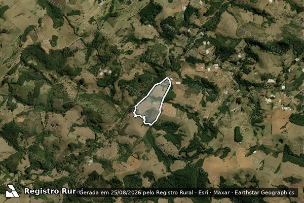 Imagem de satélite de SITIO - PARCELA 01 em Munhoz - MG