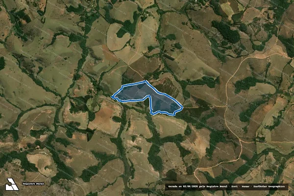 Imagem de satélite de Fazenda das Candeias/Olaria - PARTE 1 em Entre Rios de Minas - MG
