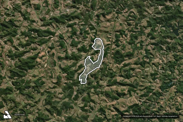 Imagem de satélite de Fazenda Sobradinho - Parcela II em Poté - MG