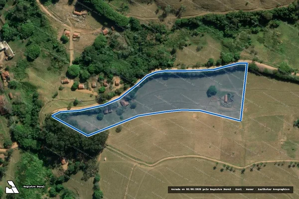 Imagem de satélite de Fazenda Santa Genoveva ? Parcela 1 - PARTE 3 em Guaxupé - MG