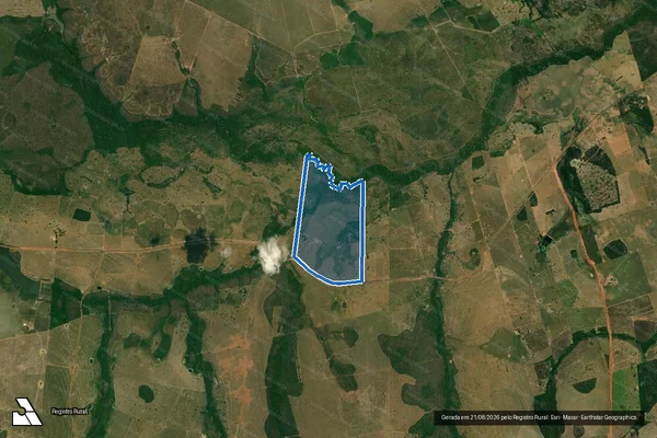 Imagem de satélite de Fazenda 04 Irmãos - Parcela 1 em Porto Esperidião - MT