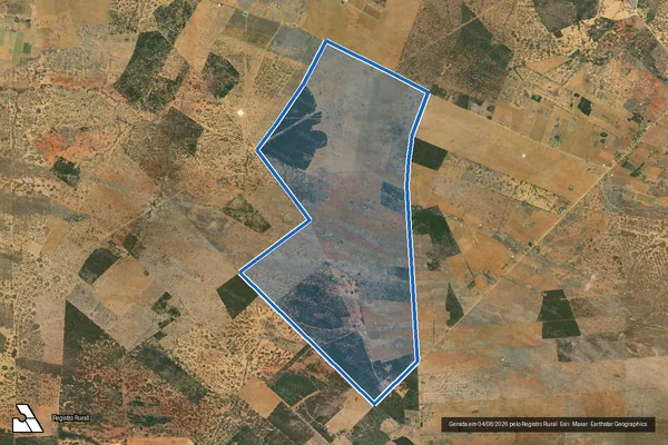 Imagem de satélite de FAZENDA J CARDOSO / Gleba G01 em Irecê - BA