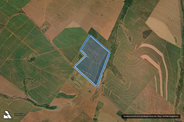 Imagem de satélite de Fazenda 3 Poderes III - Parte 1 em Sandovalina - SP