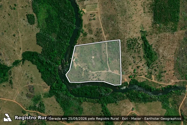 Imagem de satélite de P.A. GROTA DO LAGE - LOTE 88 - LOTE 88 em Xambioá - TO