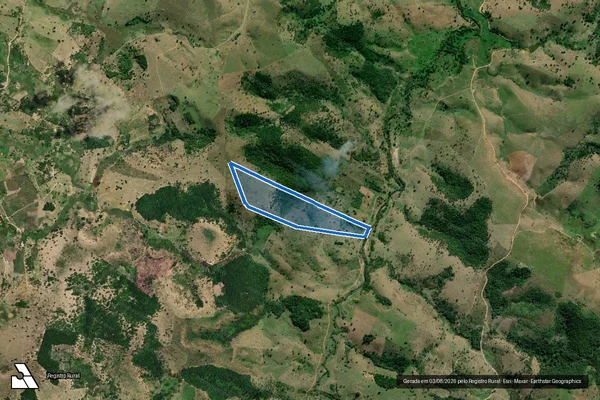 Imagem de satélite de Fazenda Baixa Alegre - Parte 3 em Iguaí - BA