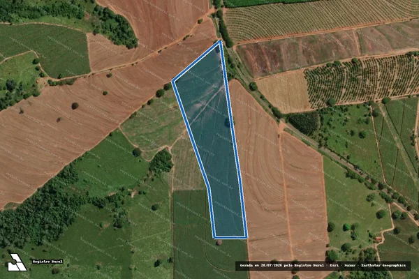 Imagem de satélite de Sítio Nossa Senhora Aparecida - Parte 1 em Novo Horizonte - SP