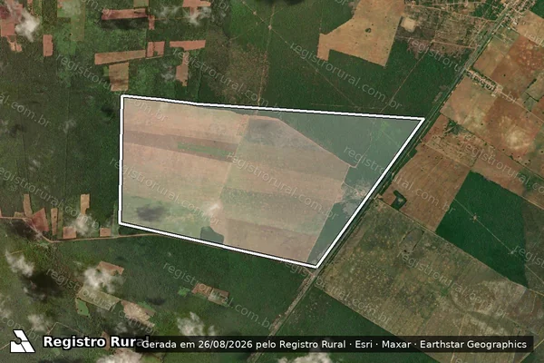Imagem de satélite de FAZENDA SOLIDÃO - Parte 1 em Mossoró - RN