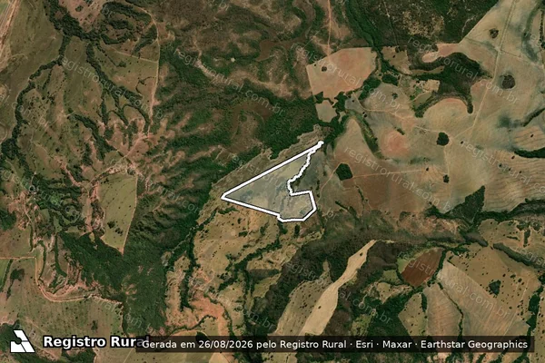 Imagem de satélite de FAZENDA TORRES - Parte 1 em Caiapônia - GO
