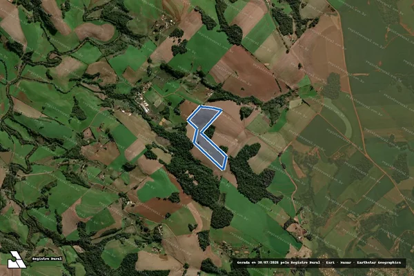 Imagem de satélite de AGROPECUARIA BREUNIG - PARCELA 02 em Condor - RS