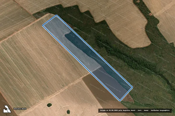 Imagem de satélite de Fazendas Vereda Bonita, Boa Vista e Boa Esperança - Fazenda Boa Vista em Campos Lindos - TO