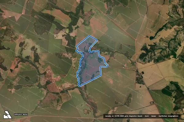 Imagem de satélite de FAZENDA SÃO PEDRO, CAMPOS ELISEOS - FAZENDA SÃO PEDRO, CAMPOS ELISEOS em Jataí - GO