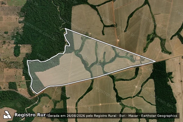 Imagem de satélite de FAZENDA MARIANA I-A em Paranaíta - MT