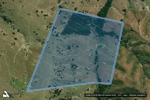 Imagem de satélite de FAZENDA COLINAS - Parte 1 em Santo Antônio da Platina - PR