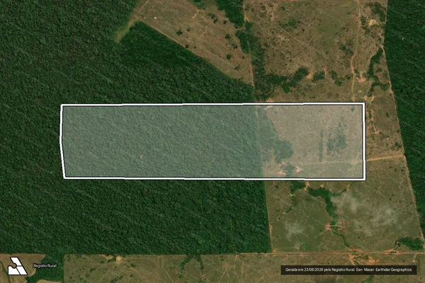 Imagem de satélite de Lote 173, Gleba 01 - Parcela 1 em Nova Brasilândia D'Oeste - RO